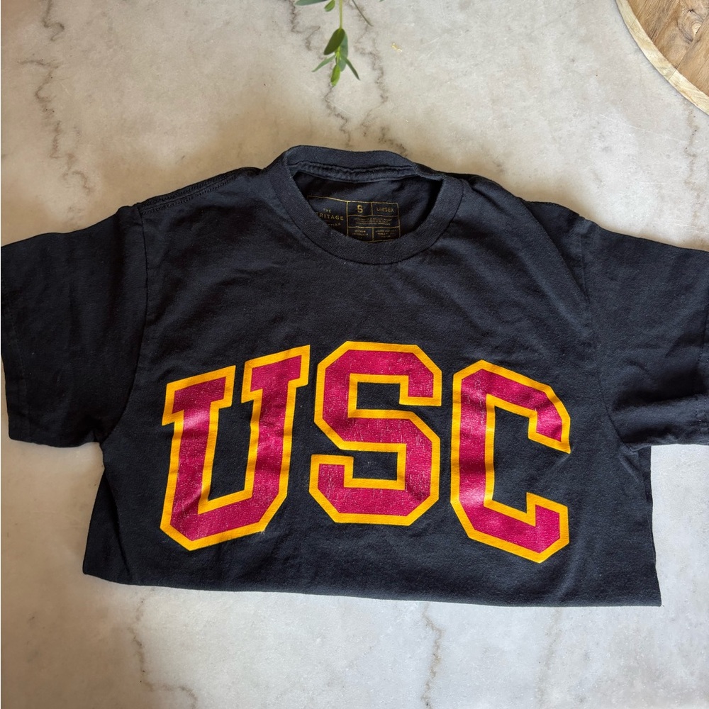 Black USC Graphic T-Shirt
